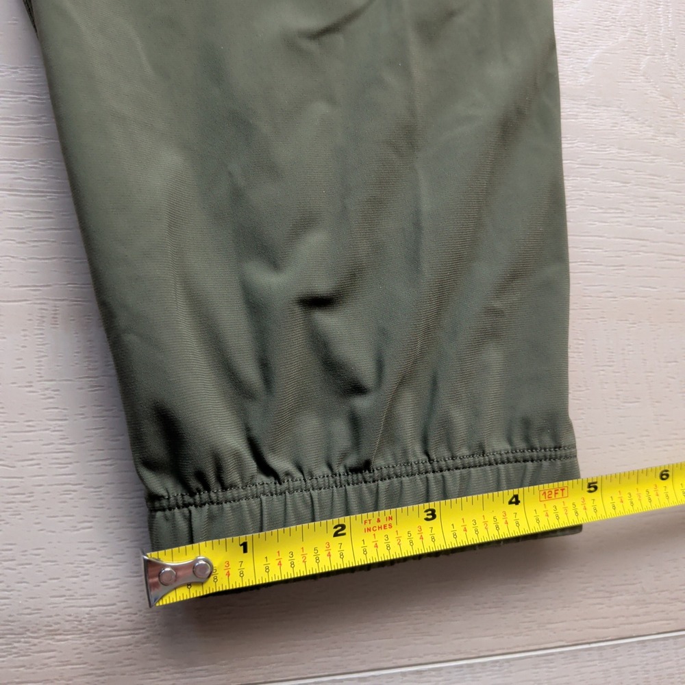 Lululemon Surge Jogger Mens L Fatigue Green Running Training Pants Zipper Cuff - Picture 12 of 13